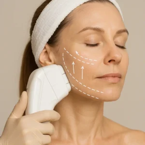 Woman having HI-FU to reduce wrinkles call LA LIPO Vauxhall Now!