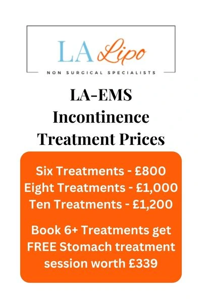 LA-EMS Incontinence Treatment Prices Vauxhall