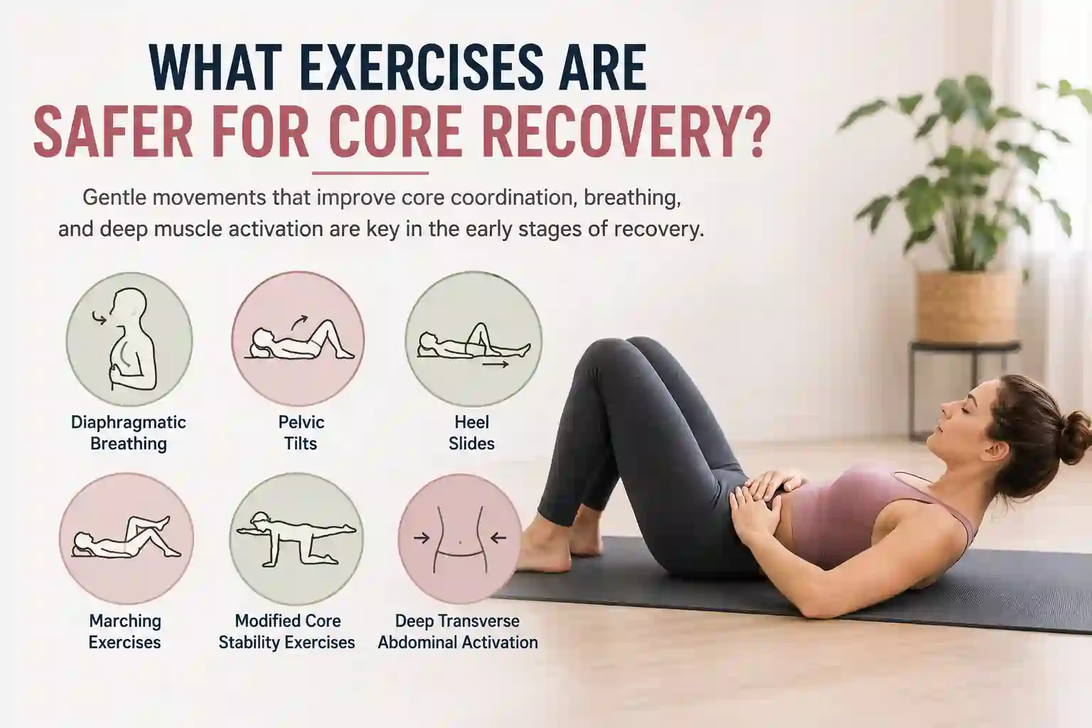 Which exercises may help diastasis recti Vauxhall?